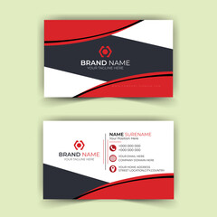 Modern Colorful Shaped Business Card Template with Geometric Design. Colorful Shaped Business Card Geometric Design Business Card Simple Business Card Business Card Visiting Card.