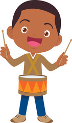 musical kid children playing music instrument