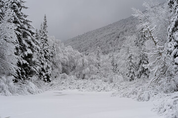 L'hiver sur la Vallé Bras-du-Nord