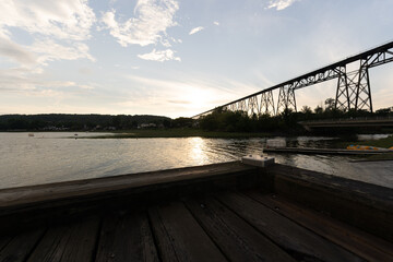 Le tracel de Cap-Rouge vu du quai