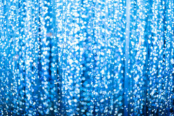 Naklejka na ściany i meble Abstract bokeh blurry background for lighting festive celebration concept. illumination