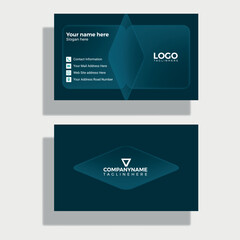 Modern Vector Corporate Business Card Design for Creative Professionals