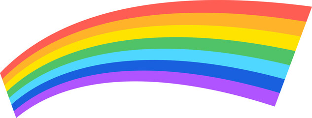 Obraz premium wavy rainbow