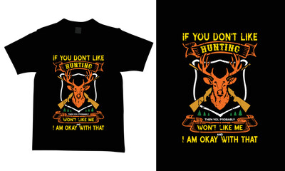 Hunting t-shirt design is a modern and creative new design.
