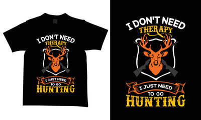 Hunting t-shirt design is a modern and creative new design.