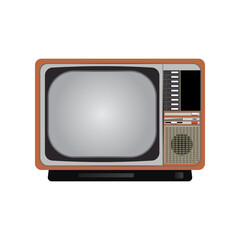 Retro Style old tv set