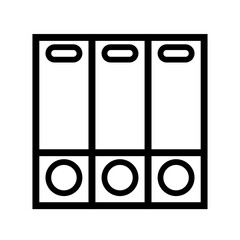 Documents icon line isolated on white background. Black flat thin icon on modern outline style. Linear symbol and editable stroke. Simple and pixel perfect stroke vector illustration