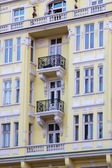 Facade of a building in Sofia, Bulgaria