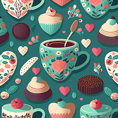 Valentines Day Sweet Patterns for Designers