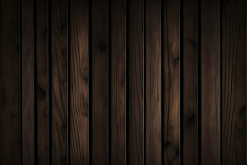 Naklejka premium dark wood texture background, studio light 3d, simple illustration digital generative ai design art style