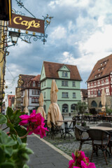 Fototapeta na wymiar Rothenburg ob der Tauber - Historical Franconia in Bavaria, Germany.