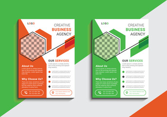 Multipurpose creative business flyer design template