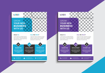 Multipurpose creative business flyer design template