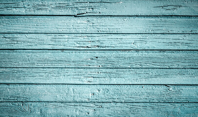 Blue wooden vintage background