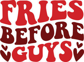 Fries before guys vector arts