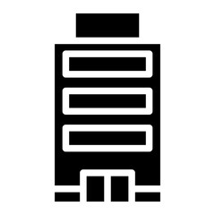 Fototapeta premium building glyph 