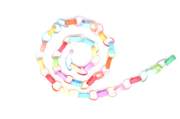 Spiral paper chains