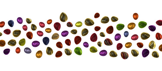 Vintage colorful easter eggs