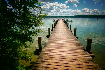 Naklejka premium Impressions from Wörthsee, Upper Bavaria, Germany