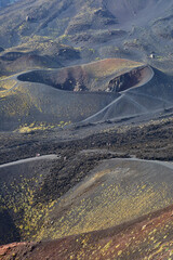 Minor crater of Etna volcano, Sicily, Italy