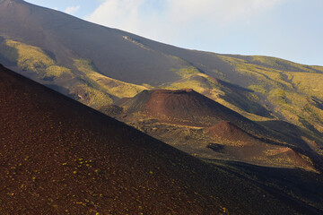 Minor crater of Etna volcano, Sicily, Italy