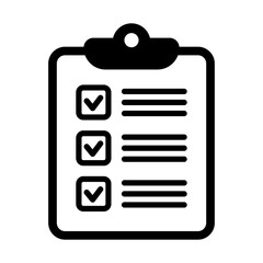 To do list icon. Clipboard icon. Checklist sign symbol for web site and app design.