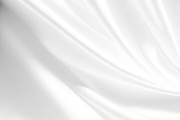 Abstract white fabric background, delicate abstract background. 3D illustration