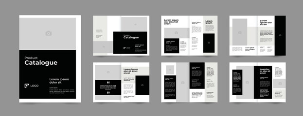 Fototapeta na wymiar company product catalogue promotion design template, a4 standard size print ready portfolio brochure layout template. 