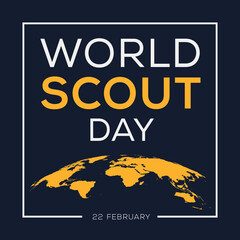 World Scout Day, held on 22 February.