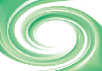 Vector background of bright green swirls