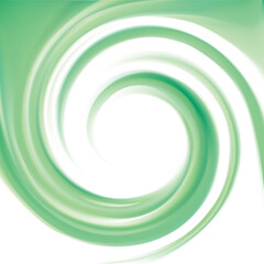 Vector background of bright green swirls