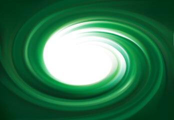 Vector background of bright green swirls