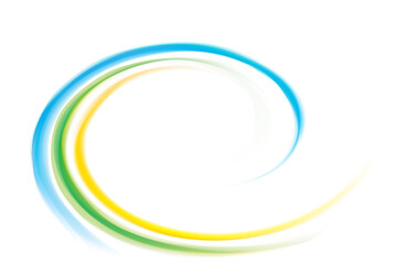 Vector backdrop of spiral rainbow spectrum