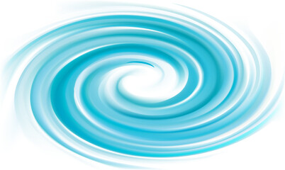 Vector blue swirling backdrop