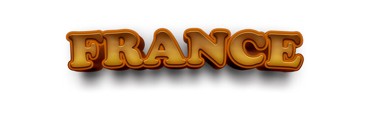 FRANCE NAME MOCKUP