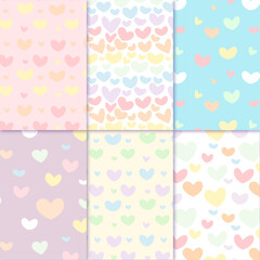 seamless hearts pattern 