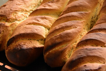 French bread , pan frances sur de chile 