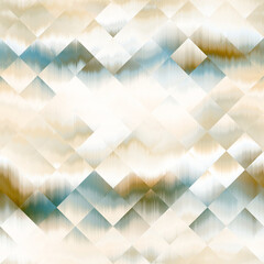 Wavy summer dip dye boho background. Wet ombre geometric color blend for beach swimwear, trendy fashion print. Dripping paint digital fluid watercolor swirl effect. High resolution seamless pattern  © Nautical