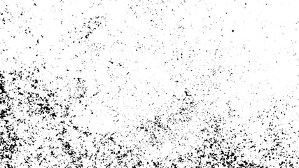 Rustic grunge vector texture with grain and stains. Abstract noise background. Weathered surface. Dirty and damaged. Detailed rough backdrop. Vector graphic illustration with transparent white. EPS10.