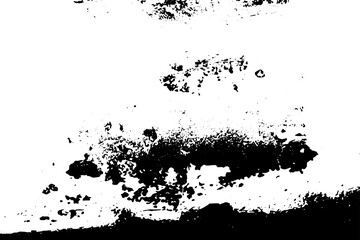 Rustic grunge vector texture with grain and stains. Abstract noise background. Weathered surface. Dirty and damaged. Detailed rough backdrop. Vector graphic illustration with transparent white. EPS10.