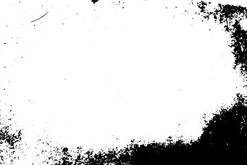 Rustic grunge vector texture with grain and stains. Abstract noise background. Weathered surface. Dirty and damaged. Detailed rough backdrop. Vector graphic illustration with transparent white. EPS10.