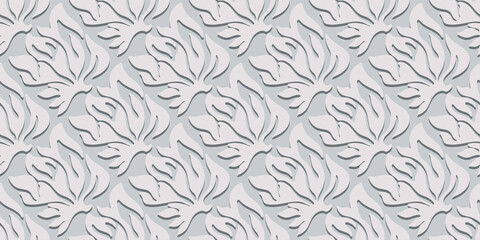Floral seamless simple pattern