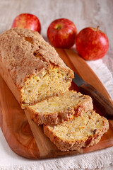 homemade sweet apple Dutch loaf