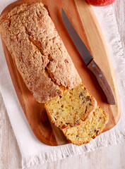 homemade sweet apple Dutch loaf