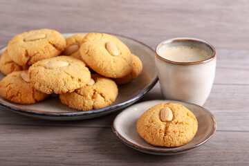 Almond cookies, served