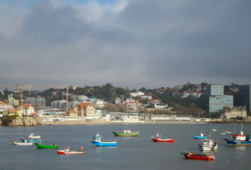 Boats  in Cascais Portugal