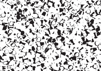 Rustic grunge vector texture with grain and stains. Abstract noise background. Weathered surface. Dirty and damaged. Detailed rough backdrop. Vector graphic illustration with transparent white. EPS10.
