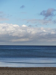beach in the morning