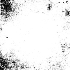 Rustic grunge vector texture with grain and stains. Abstract noise background. Weathered surface. Dirty and damaged. Detailed rough backdrop. Vector graphic illustration with transparent white. EPS10.