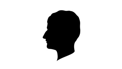 Leonardo Pisano Fibonacci silhouette